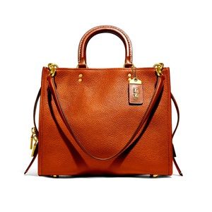 Coach 1941 Rogue 30 handbag, tan glovetanned leather
